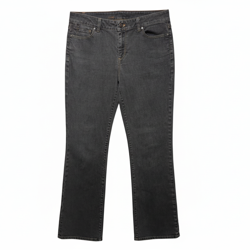Jeans Boot Cut By Talbots In Black, Size: 10
