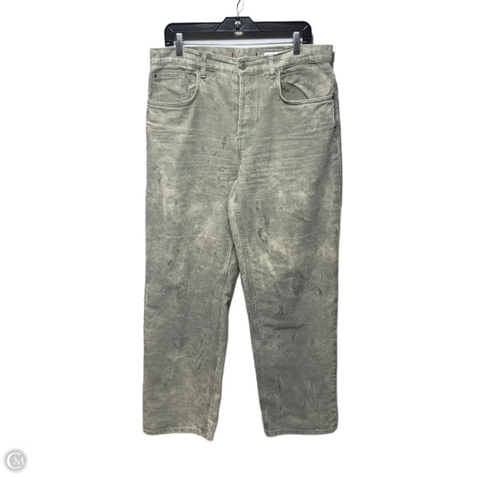 Jeans Wide Leg By Zara In Green, Size: 10