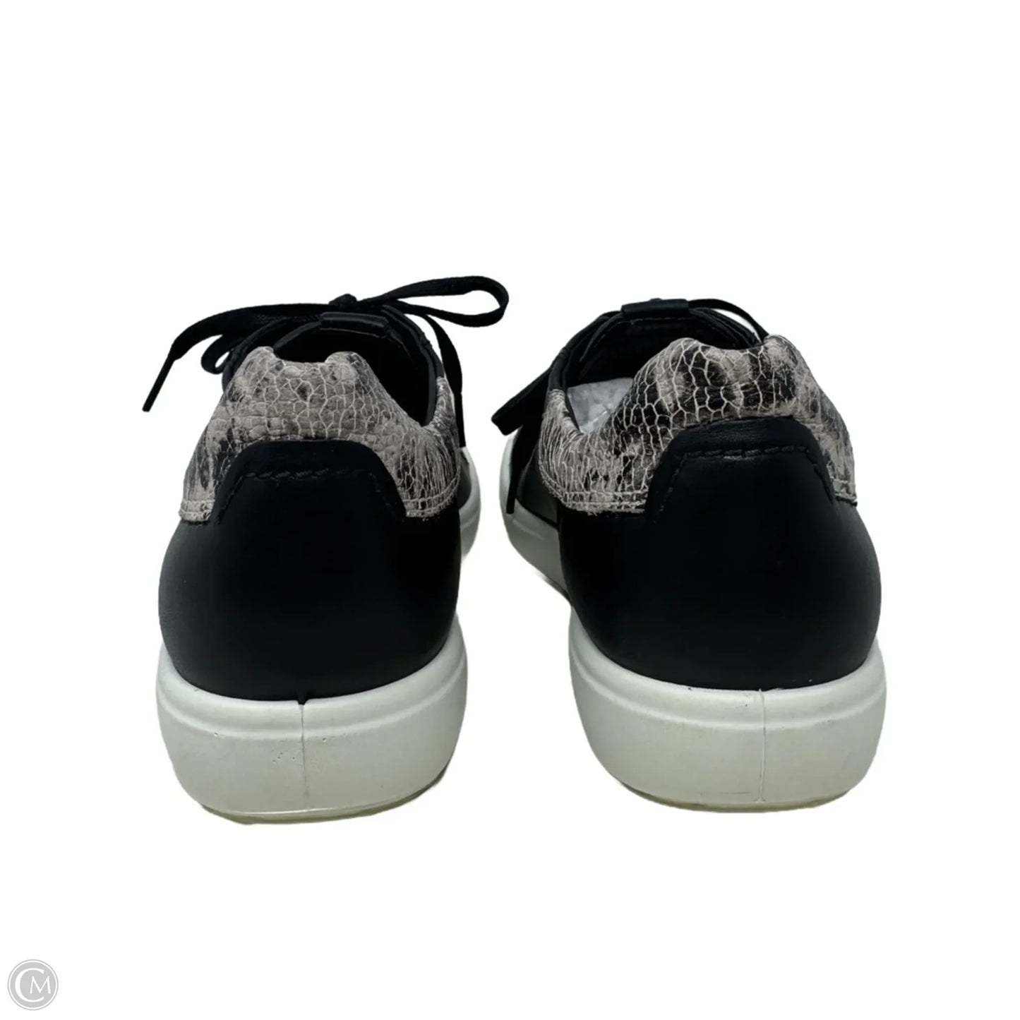 Shoes Flats By Ecco In Black, Size: 12