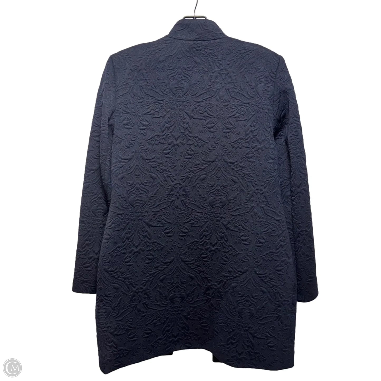 Textured Jacket Other By Chicos In Navy, Size: 4