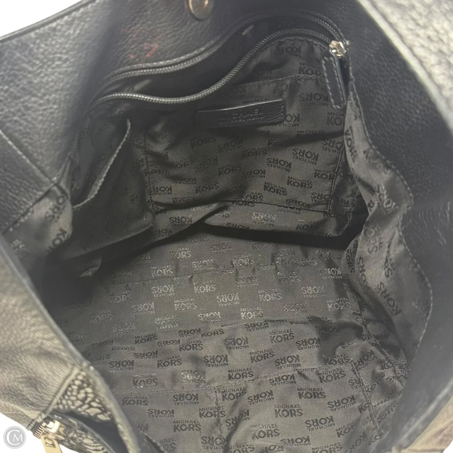 Newman Snakeskin Hobo Handbag Designer By Michael Kors, Size: Large