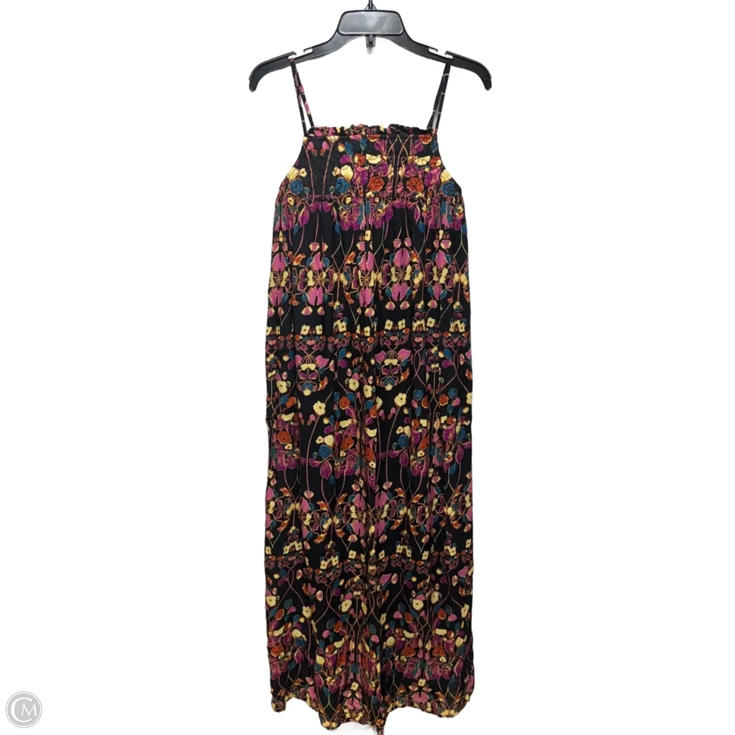 Quilted Floral Maxi Dress By Anthropologie In Floral Print, Size: S