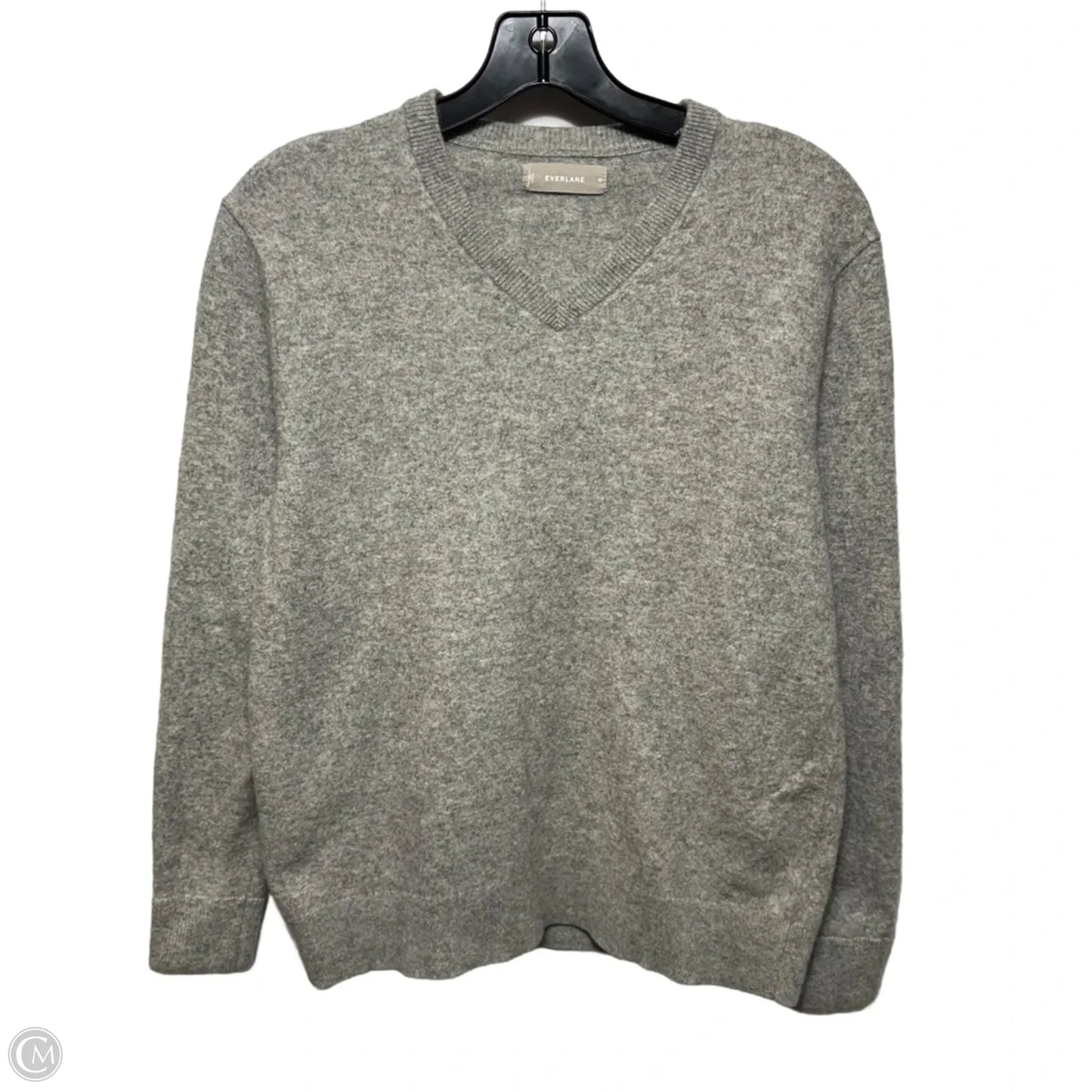 The Classic V Cashmere Sweater By Everlane In Grey, Size: M
