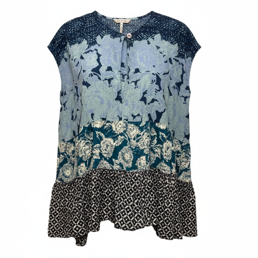 Gotta Have You Tunic By Free People In Blue & Purple, Size: M