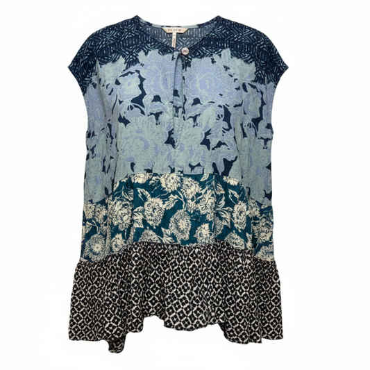 Gotta Have You Tunic By Free People In Blue & Purple, Size: M