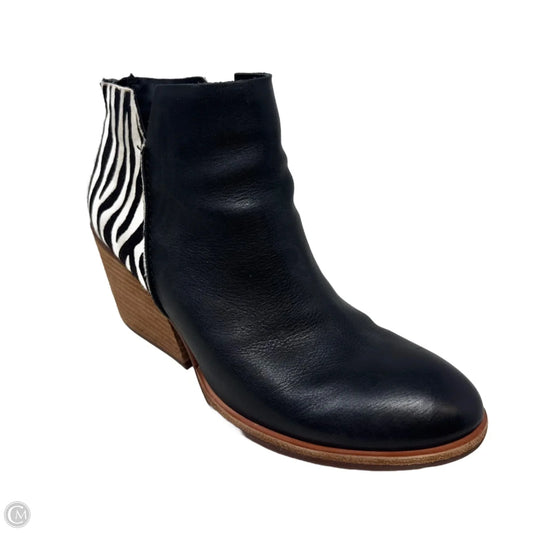 Chandra Boots Ankle Heels By Kork Ease In Animal Print, Size: 9.5