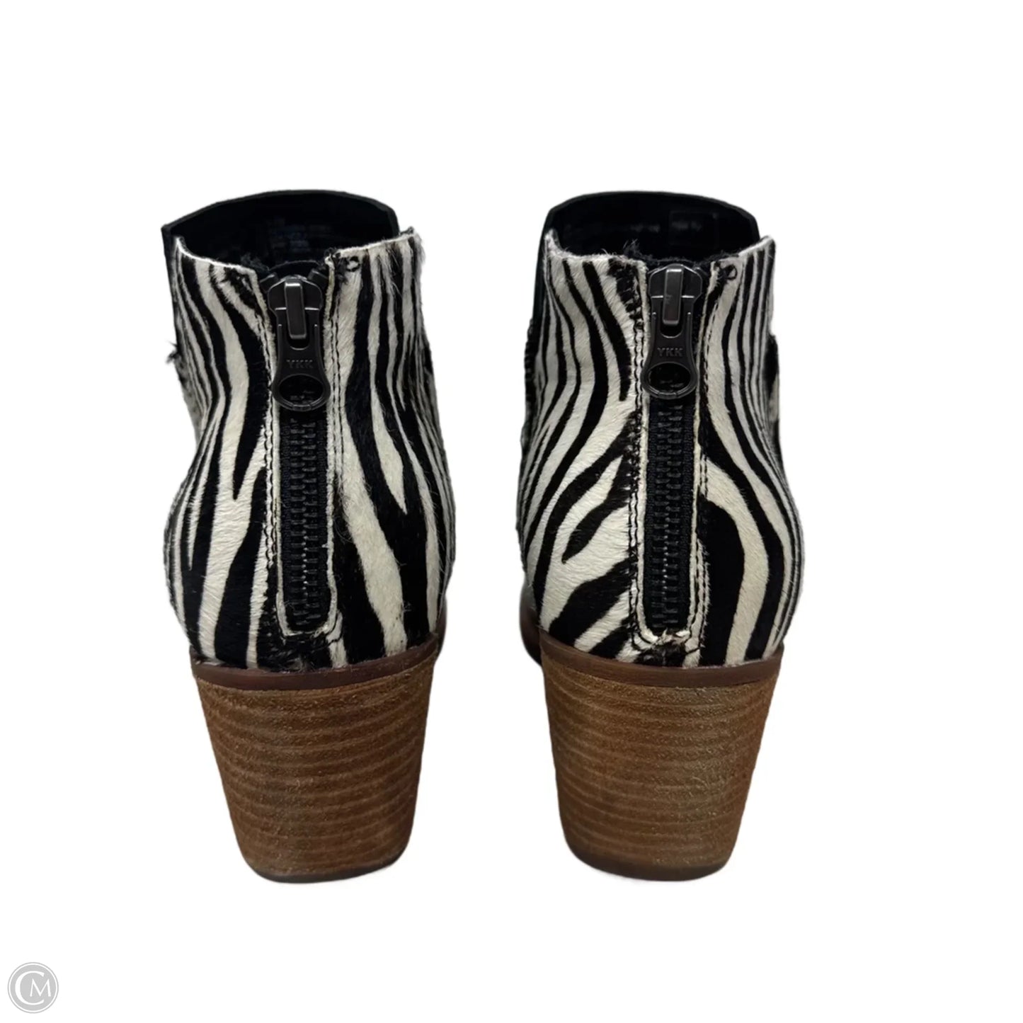 Chandra Boots Ankle Heels By Kork Ease In Animal Print, Size: 9.5