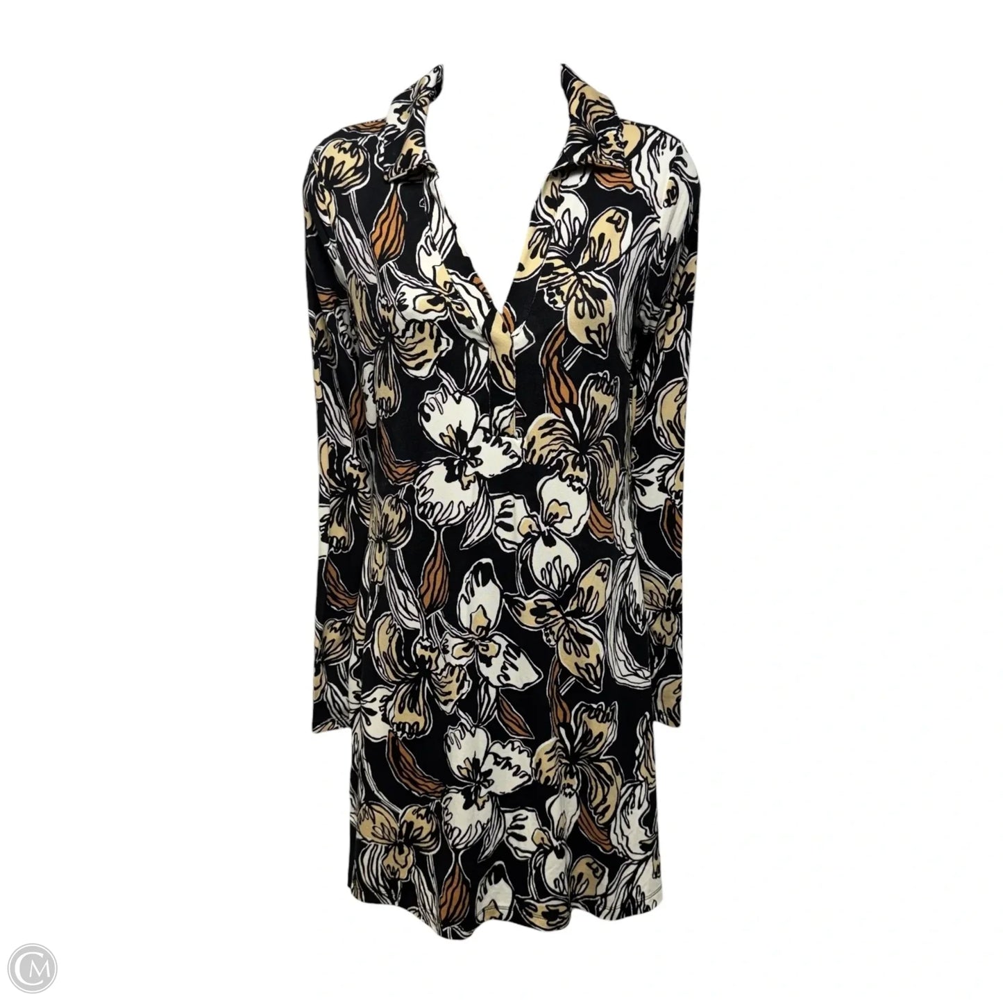 Alalynn Long Sleeve Romper Designer By Lilly Pulitzer In Onyx Irisistable, Size: XS