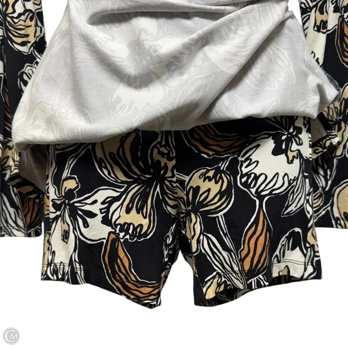 Alalynn Long Sleeve Romper Designer By Lilly Pulitzer In Onyx Irisistable, Size: XS