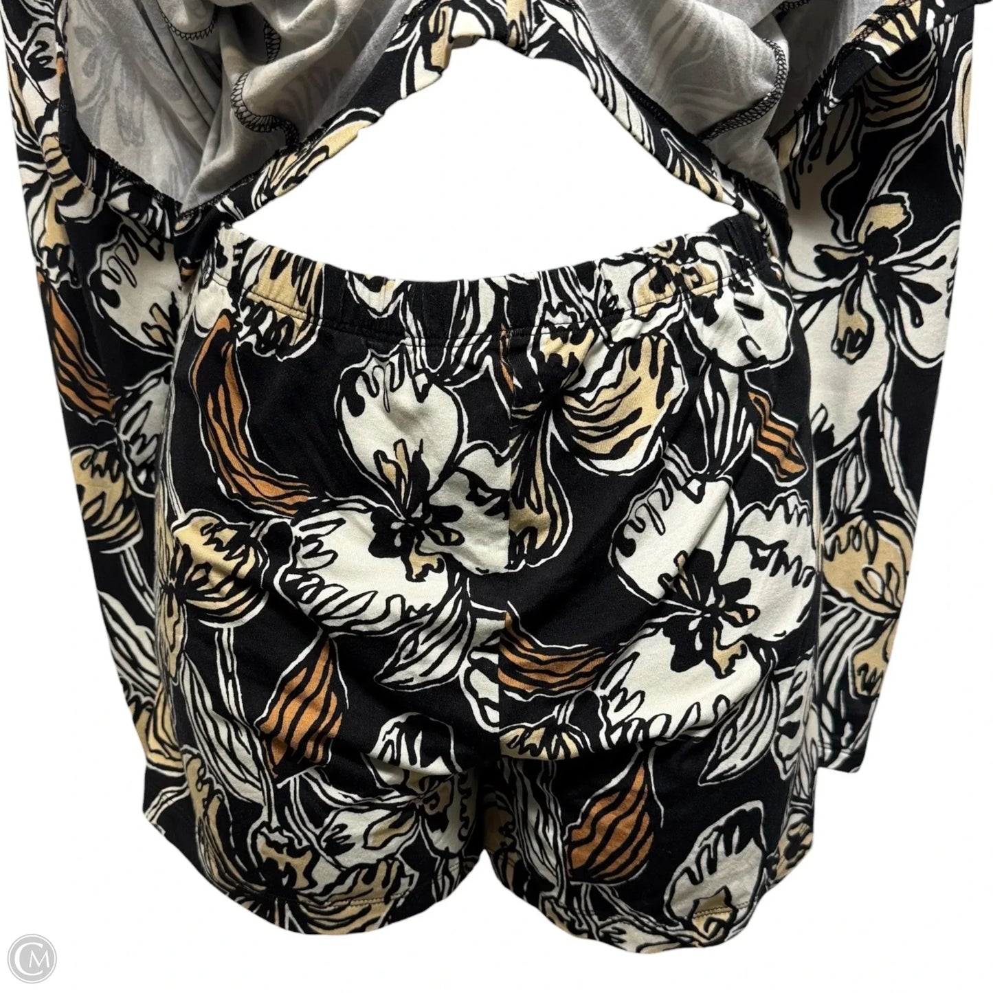 Alalynn Long Sleeve Romper Designer By Lilly Pulitzer In Onyx Irisistable, Size: XS