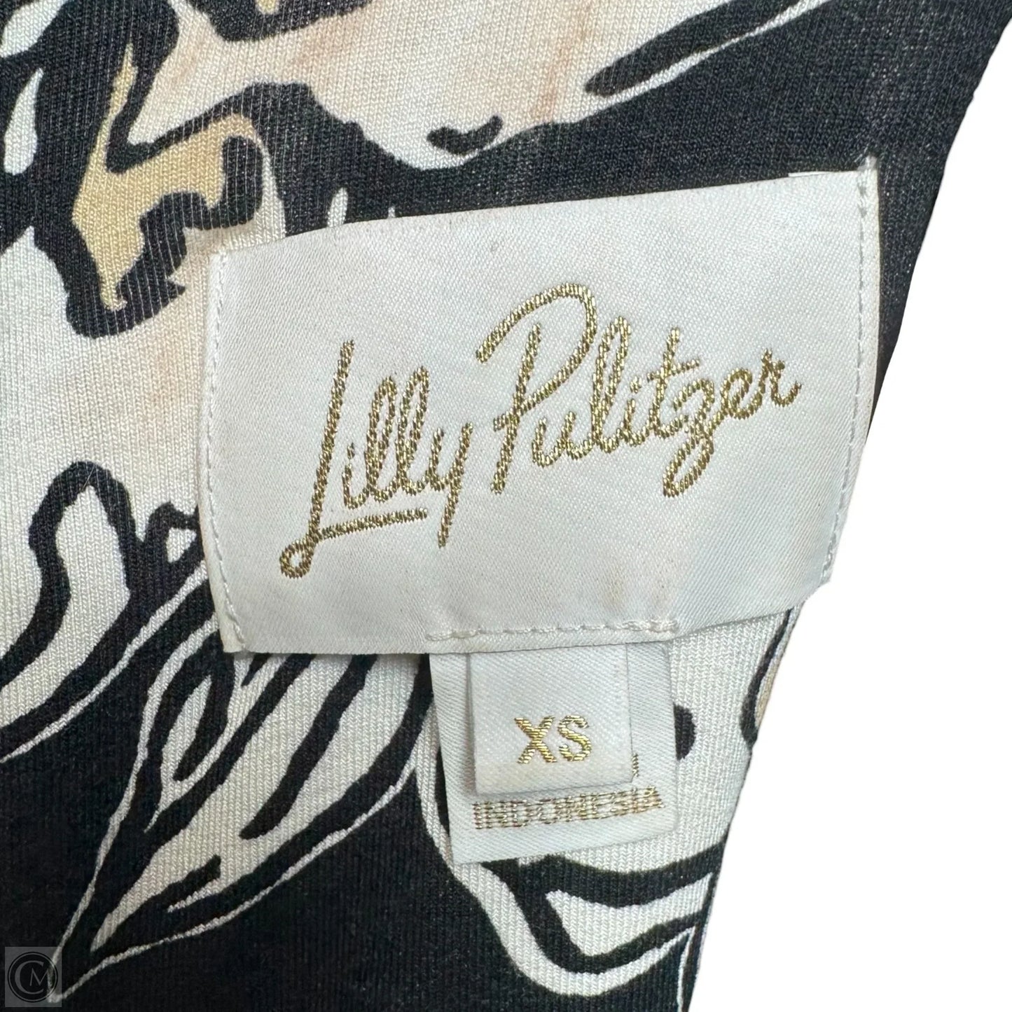 Alalynn Long Sleeve Romper Designer By Lilly Pulitzer In Onyx Irisistable, Size: XS