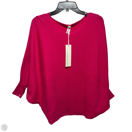Sweater By Heathmoor In Pink, Size: L