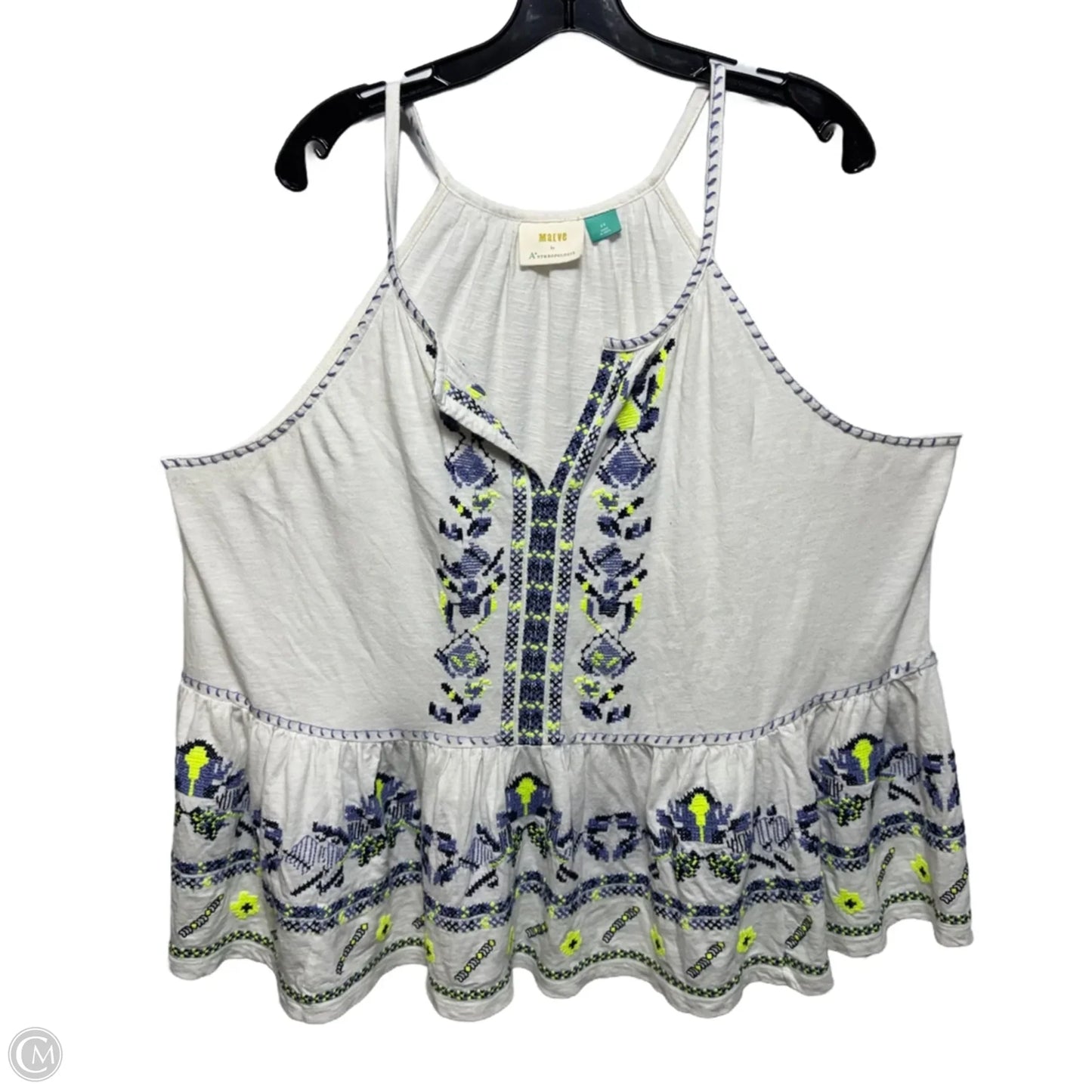 Top Sleeveless By Maeve In Multi, Size: 2x