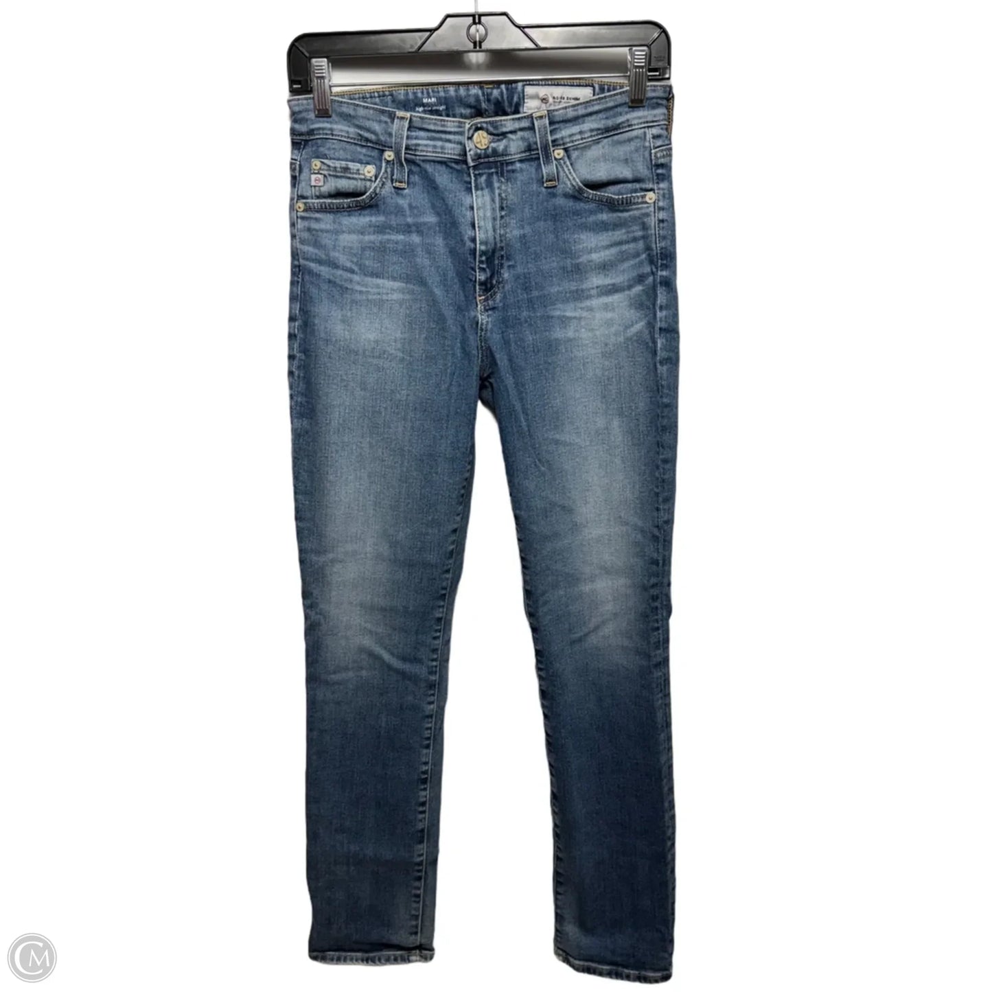 Mari Jeans Skinny By Adriano Goldschmied In Blue Denim, Size: 4