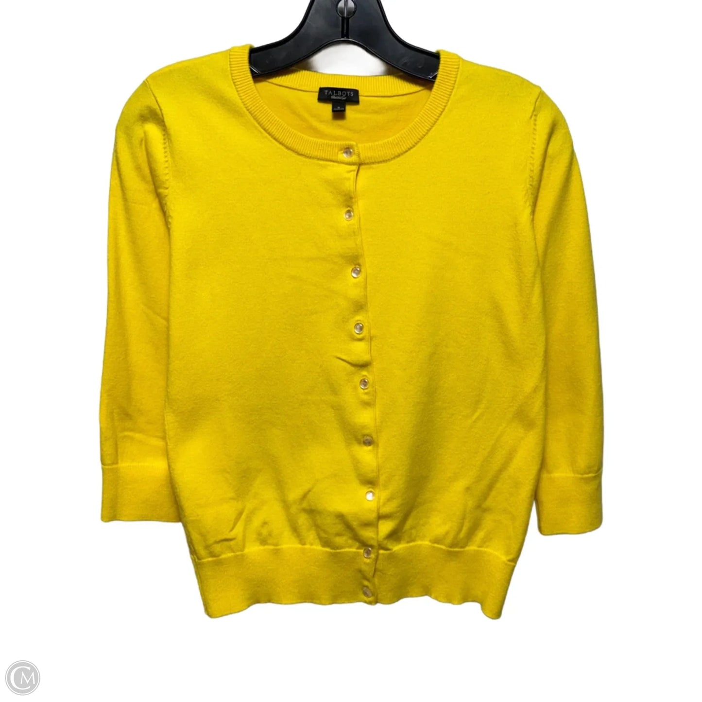 Sweater By Talbots In Yellow, Size: S