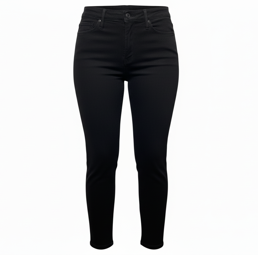 Mid Rise Dazzler Ankle Jeans Straight By Mother In Black, Size: 8