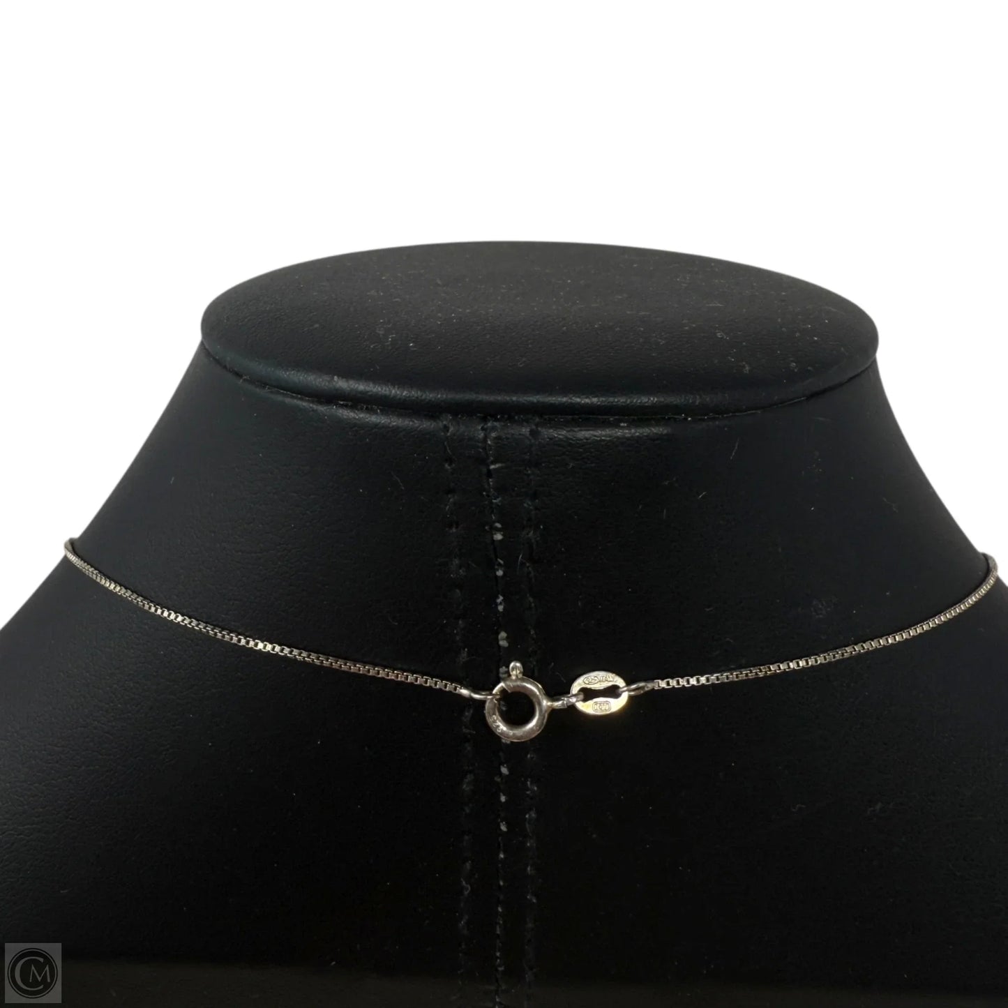 Art Deco Sterling Silver & Crystal Filigree Necklace