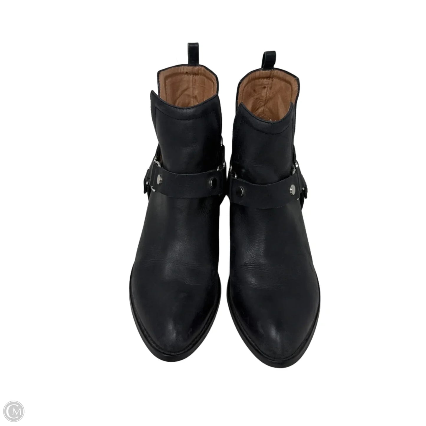 Musk-Harness Ankle Boots Heels By Jeffrey Campbell In Black, Size: 9