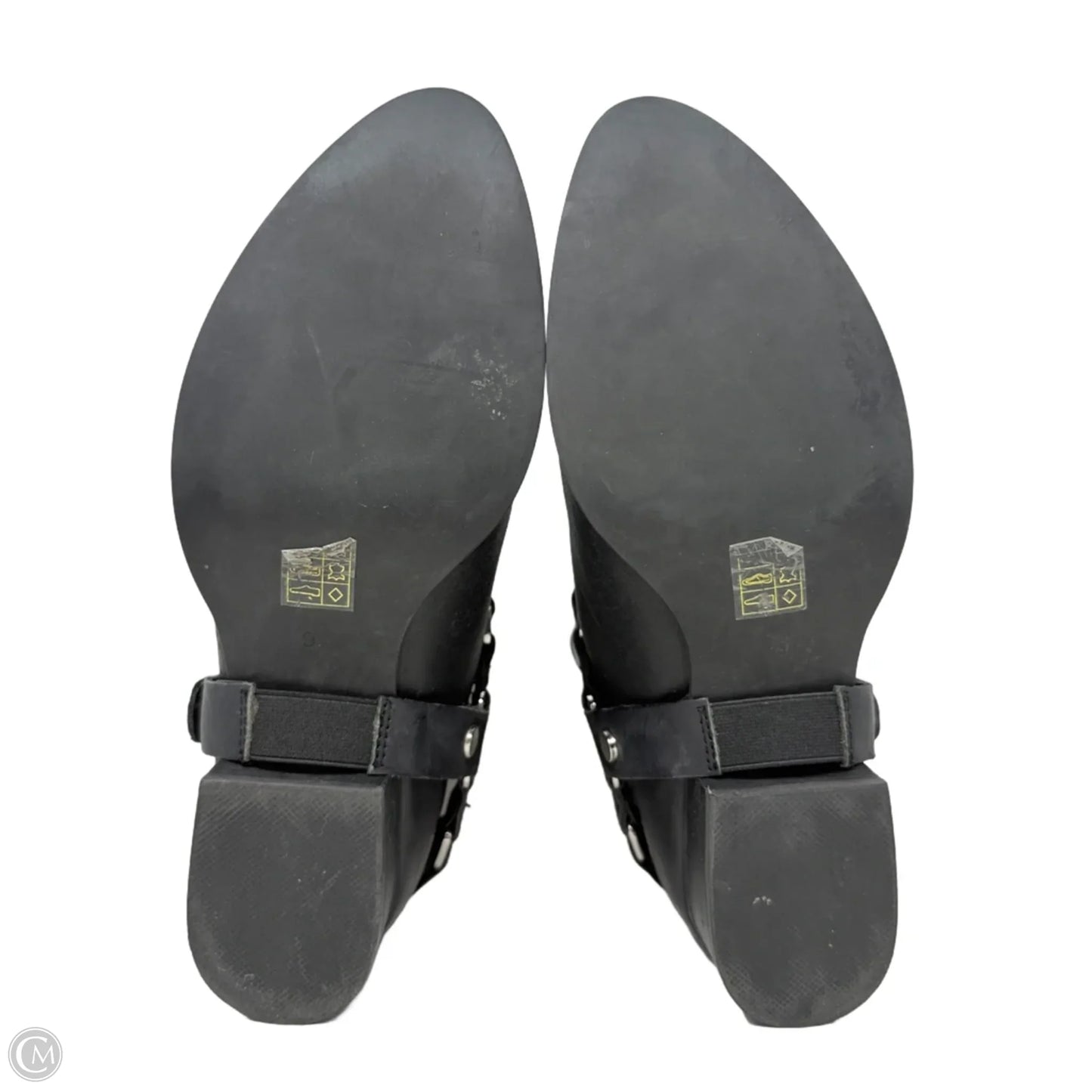 Musk-Harness Ankle Boots Heels By Jeffrey Campbell In Black, Size: 9