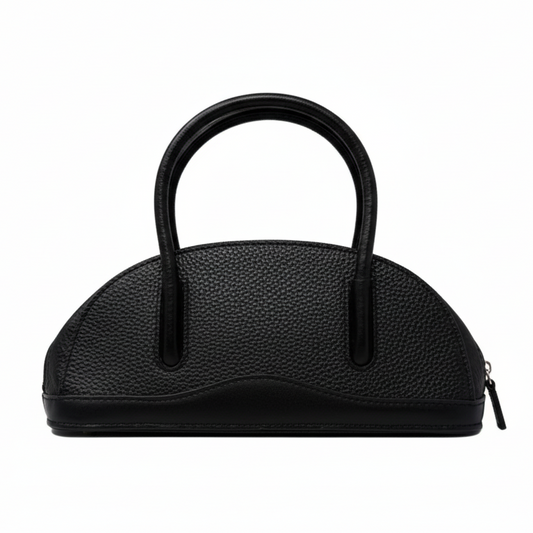 Italian Leather Satchel By Cleo & Patek, Size: Small