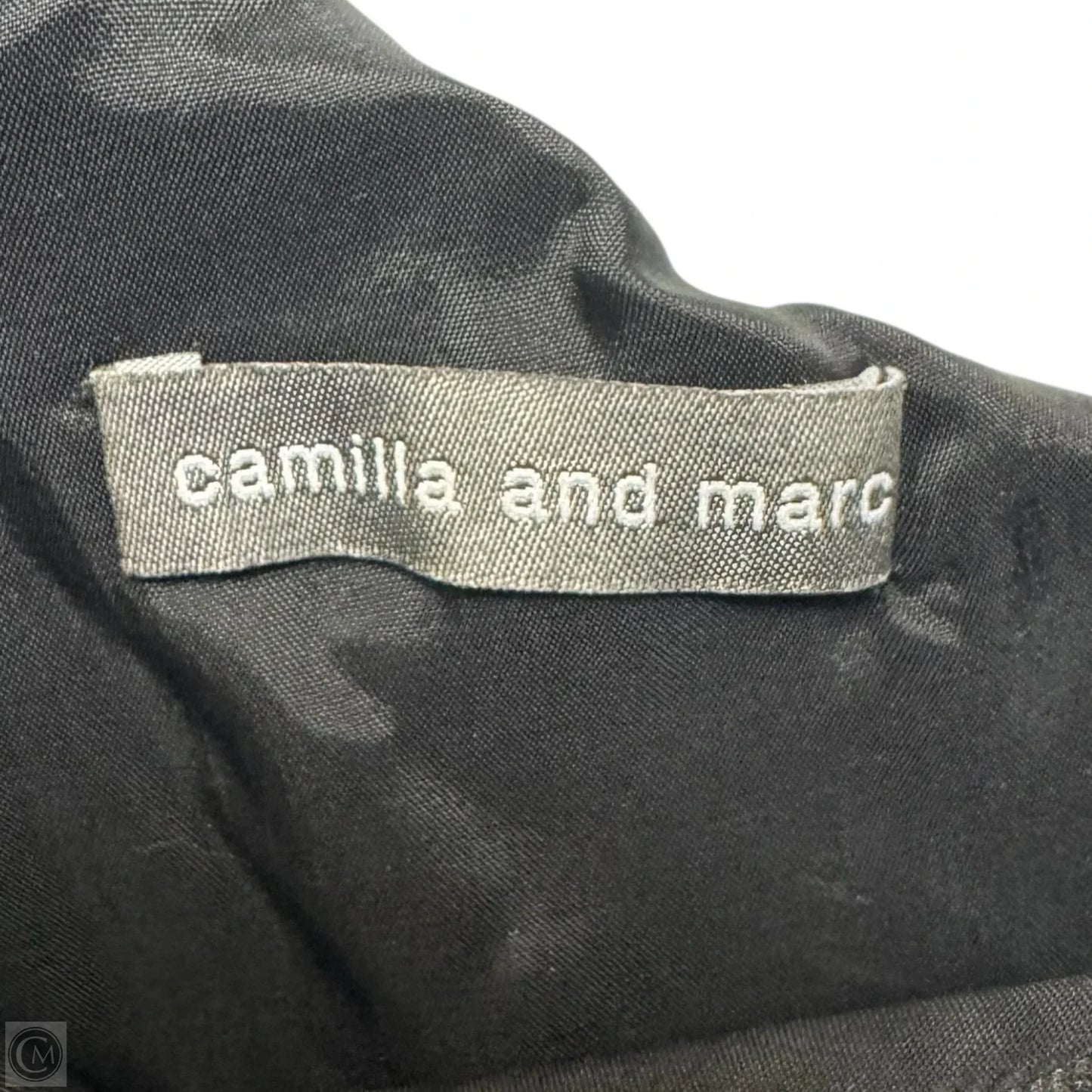 One Shoulder Sheath Demi Dress By Camilla and Marc In Charcoal, Size: 4