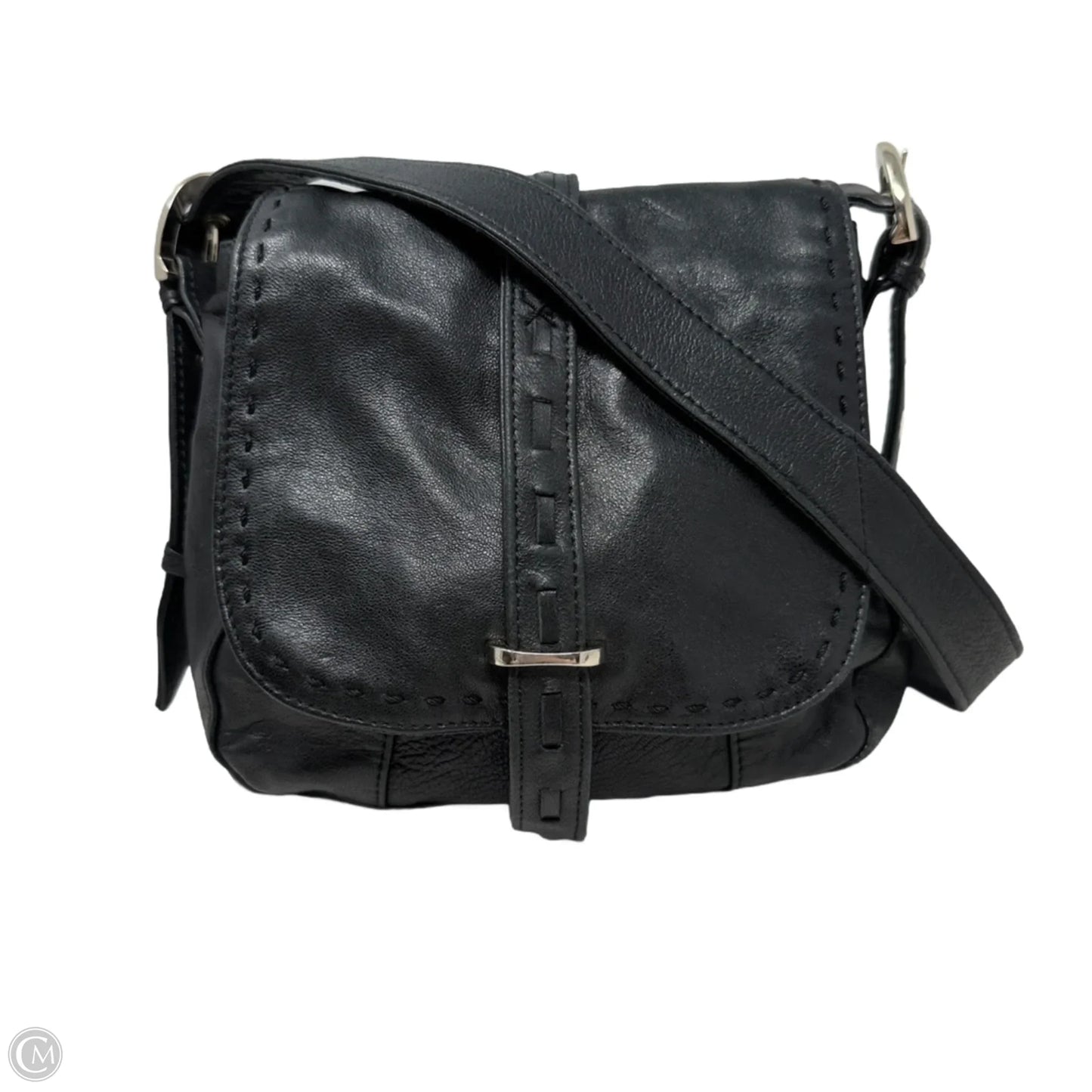 Crossbody Leather By Junior Drake, Size: Small