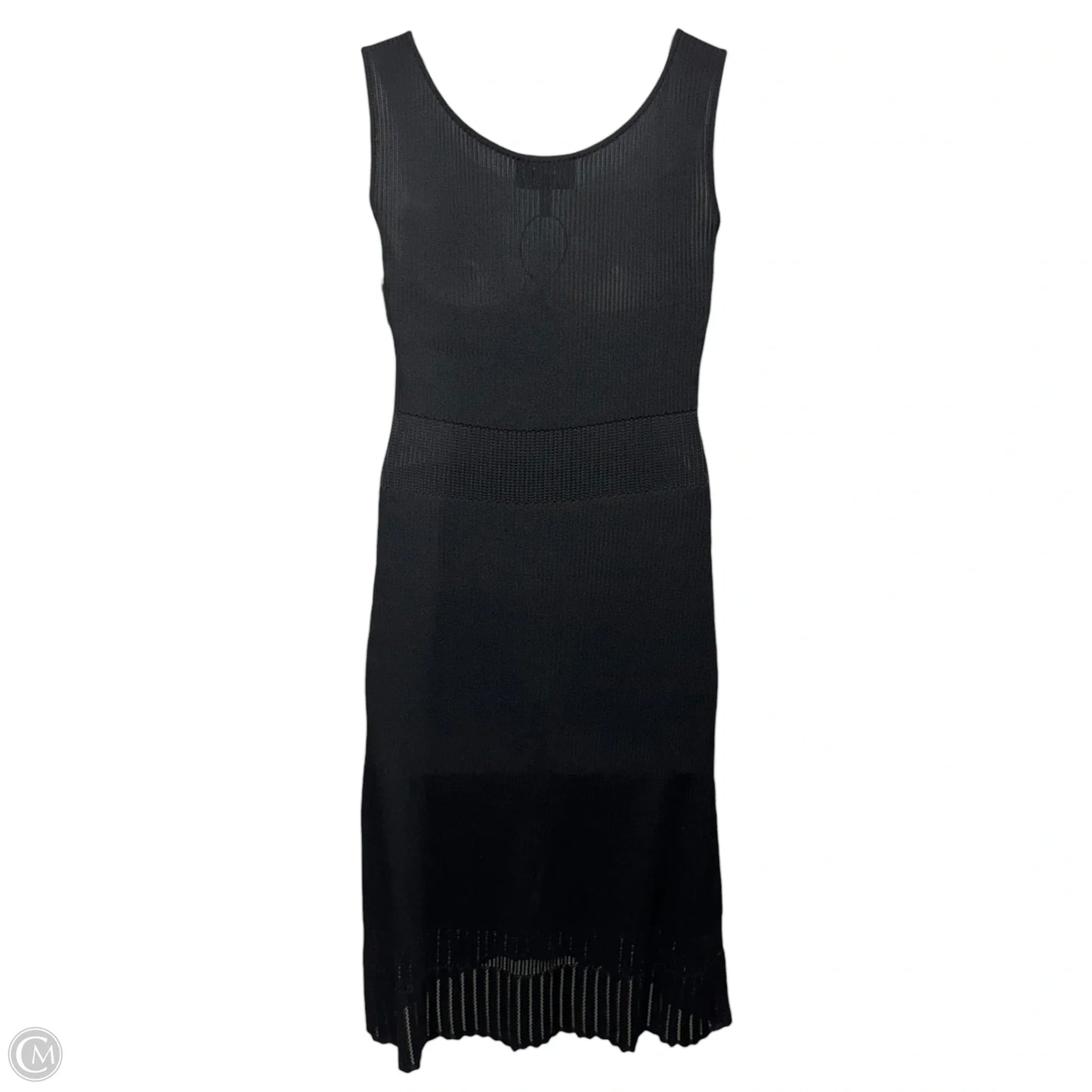 Knit Tank Dress Designer By Escada In Black, Size: 10