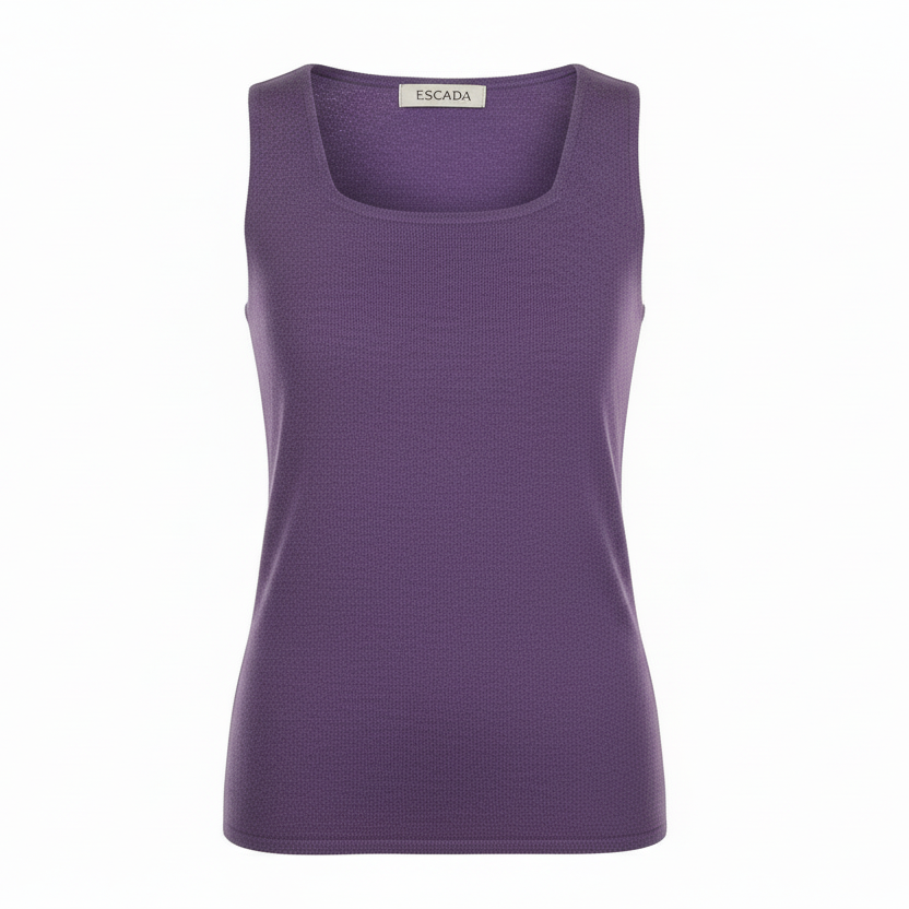 Sweater Designer By Escada In Purple, Size: 10