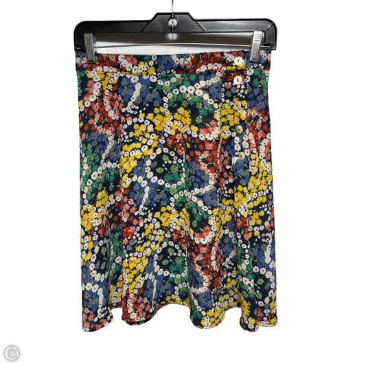 Skirt Mini & Short By Esprit In Floral Print, Size: 9/10