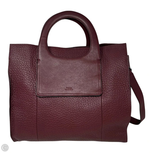 Handbag Leather By Vince Camuto, Size: Large