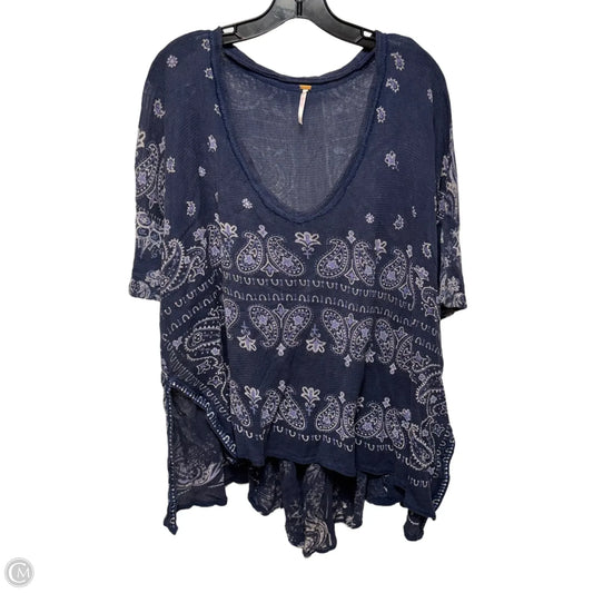 Top Short Sleeve By We The Free In Paisley Print, Size: M