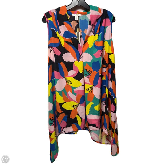 Tunic Sleeveless By Spense In Floral Print, Size: 2x
