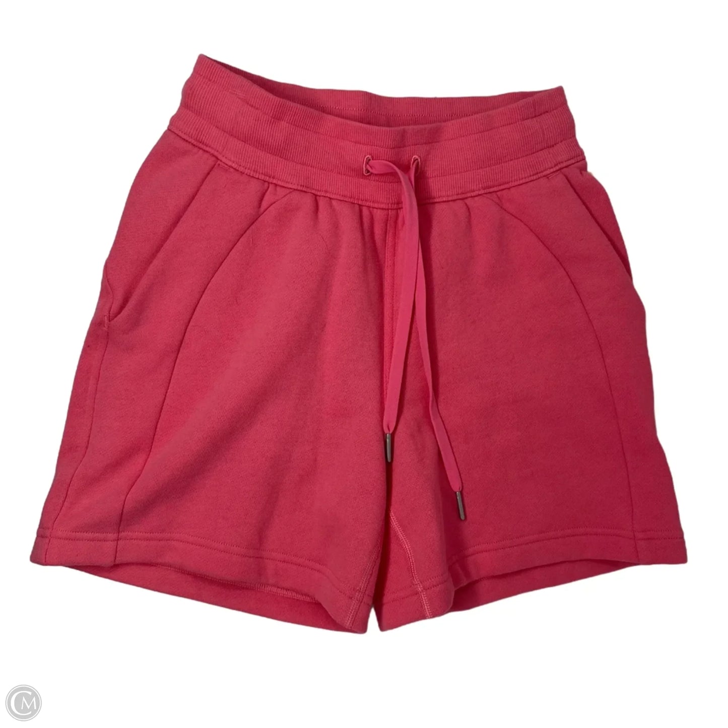 Athletic Shorts By Lululemon In Coral, Size: 2