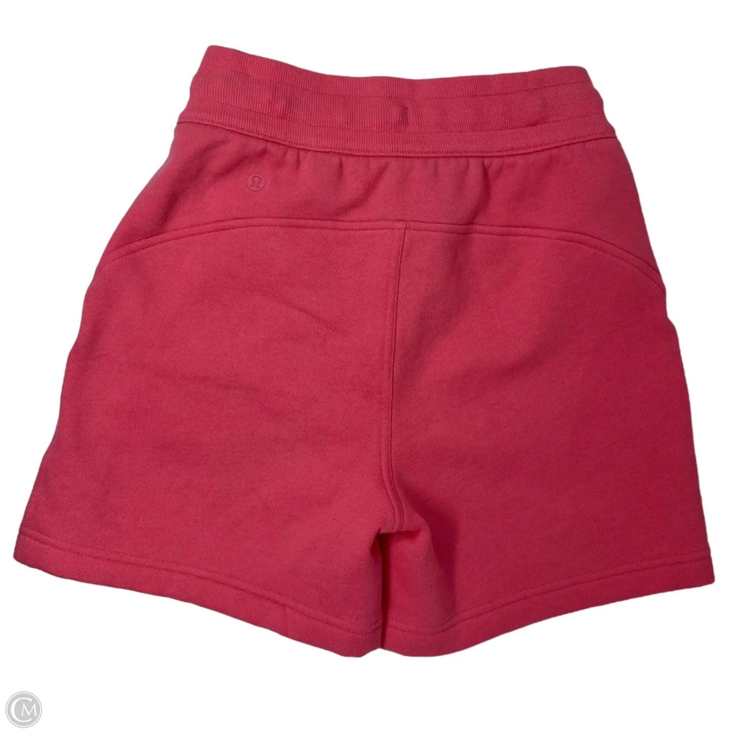 Athletic Shorts By Lululemon In Coral, Size: 2