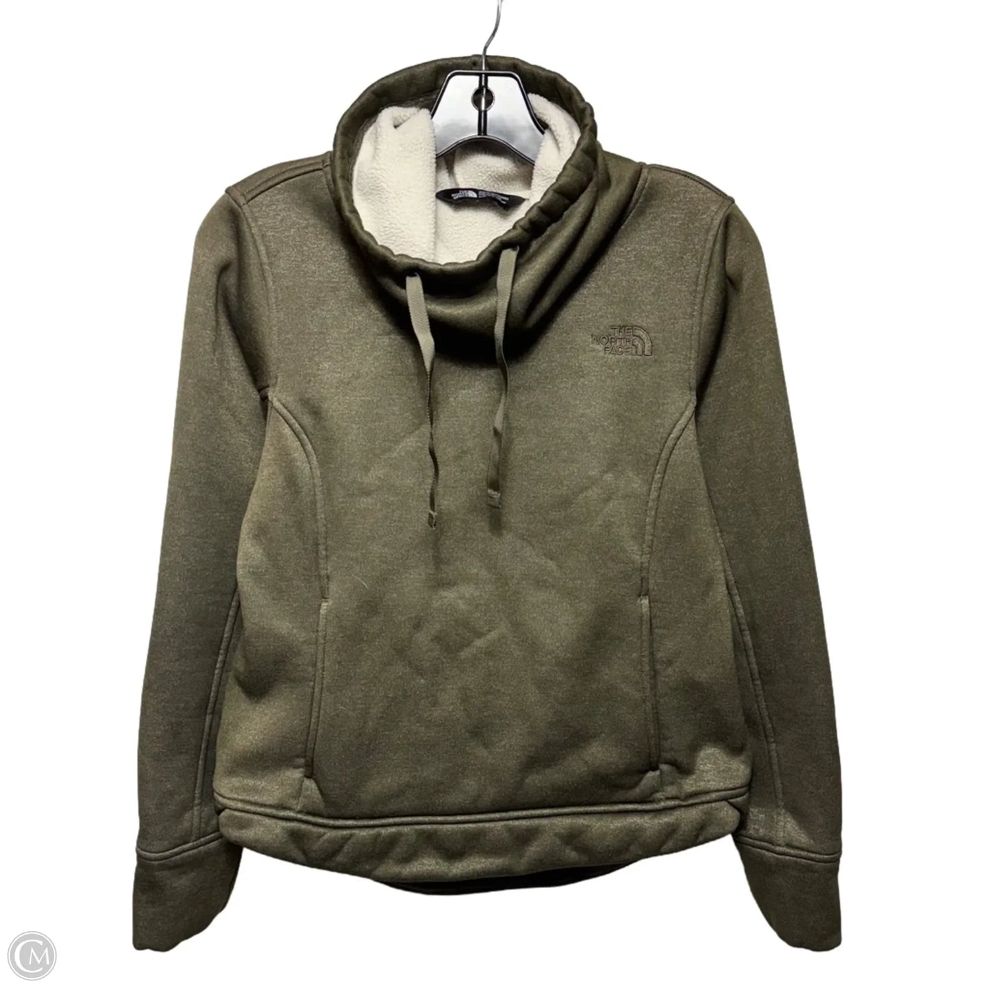 Athletic Sweatshirt Collar By The North Face In Green, Size: S