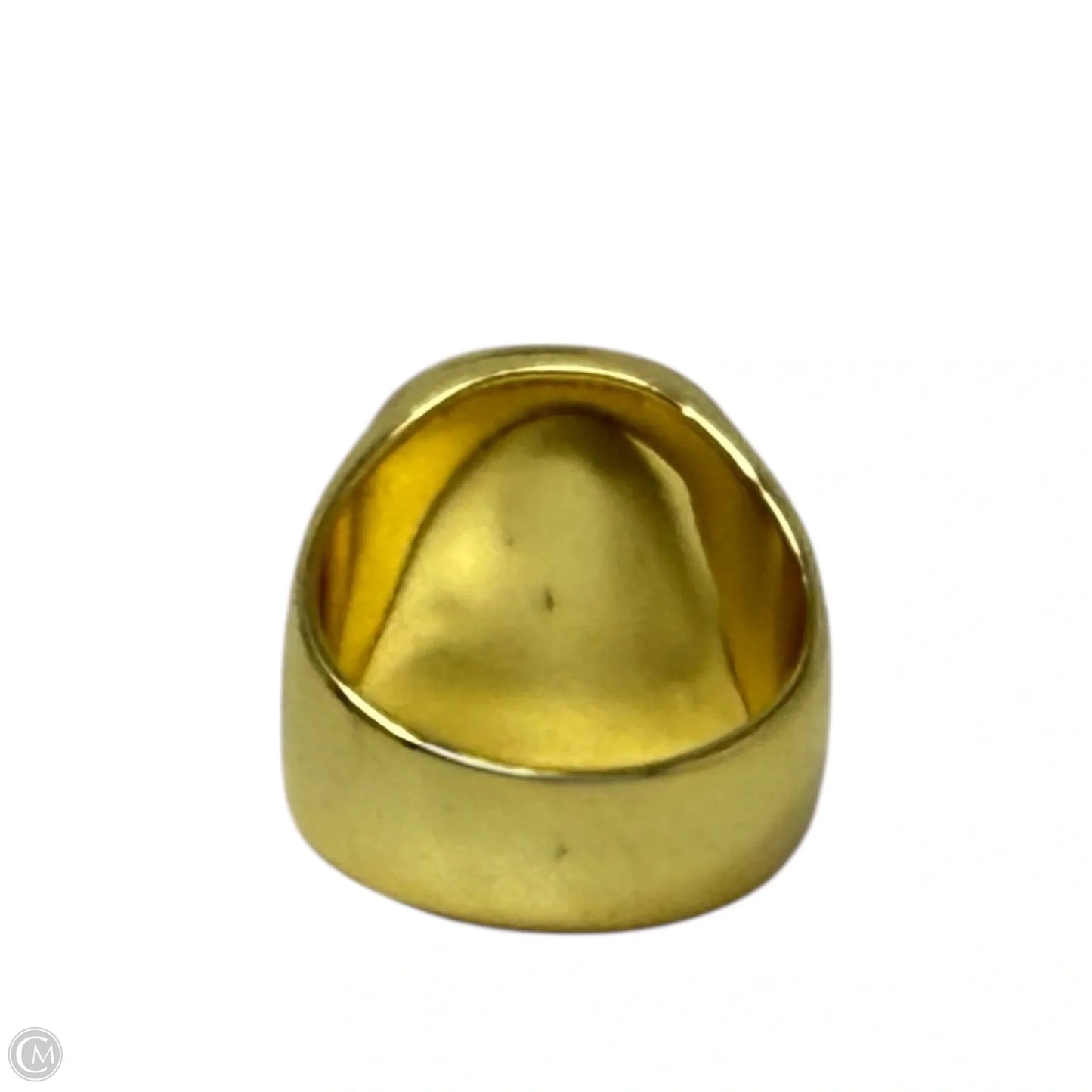 18k Gold Plate Tiger Eye Statement Ring By Sahira, Size: 8