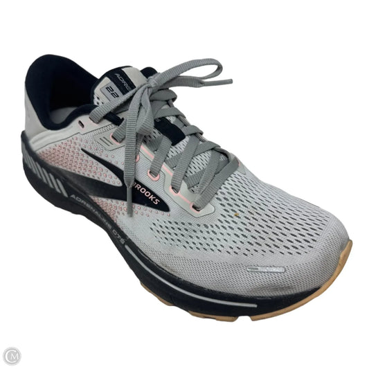 Adrenaline GTS 22 Running Shoes By Brooks In Grey & Pink, Size: 9.5