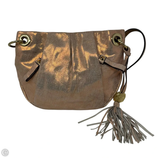 Metallic Crossbody Leather By Vince Camuto, Size: Small