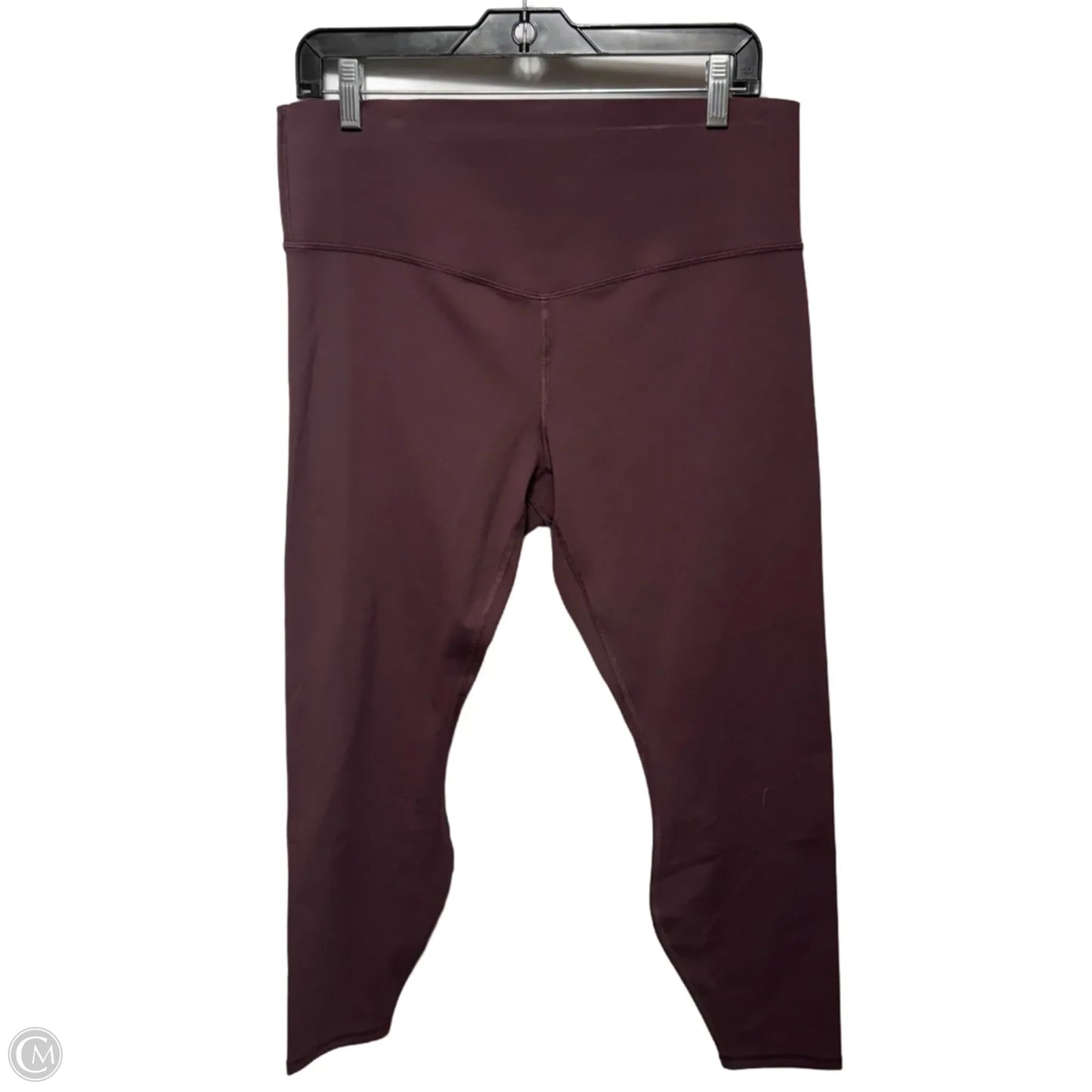 Athletic Leggings By Fabletics In Maroon, Size: 1x