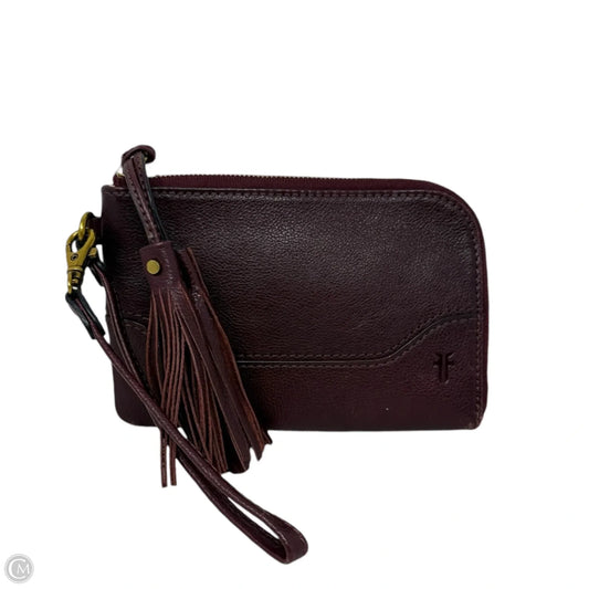 Paige Leather Wristlet Designer By Frye, Size: Large
