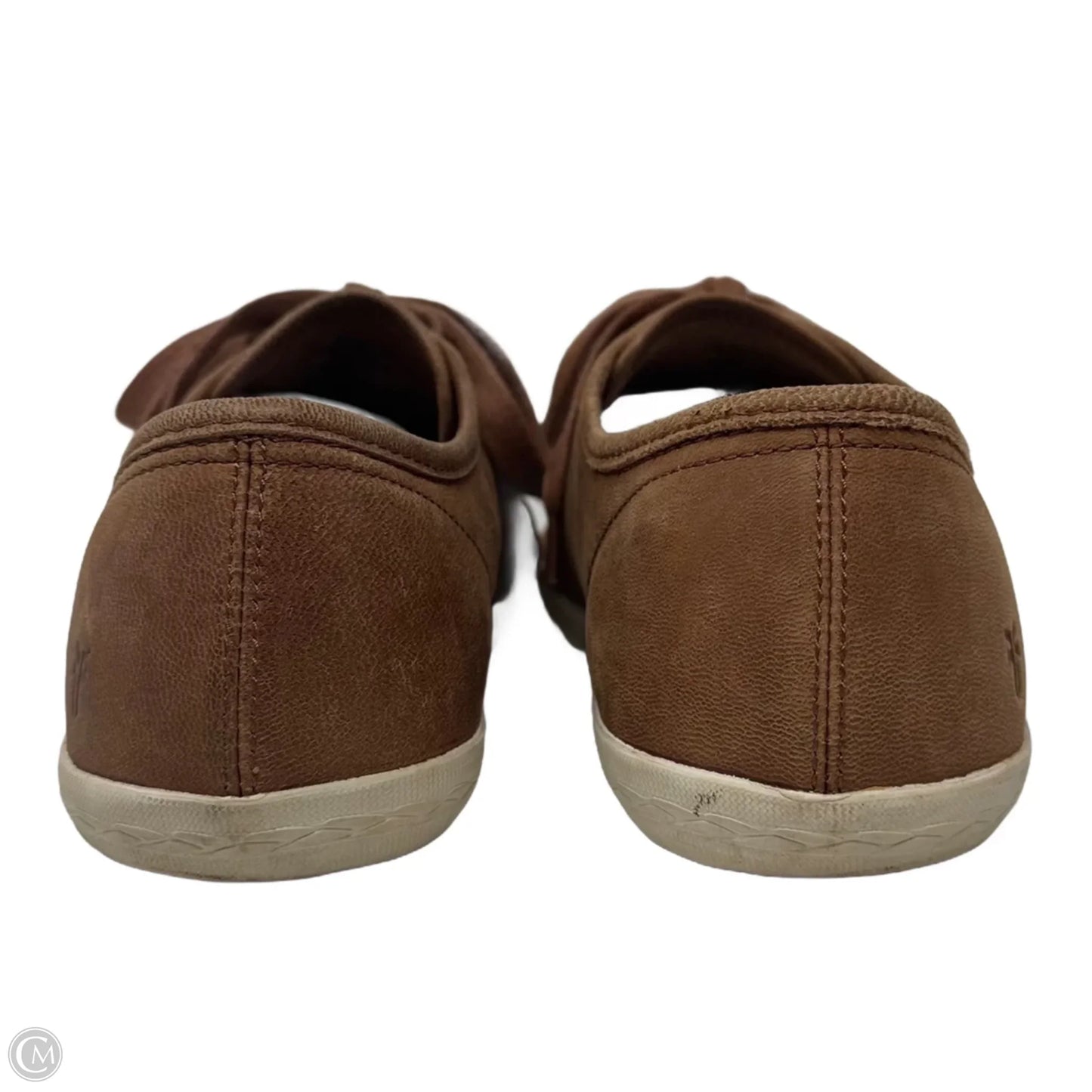 Mindy Low Lace Sneakers Designer By Frye In Brown, Size: 9.5