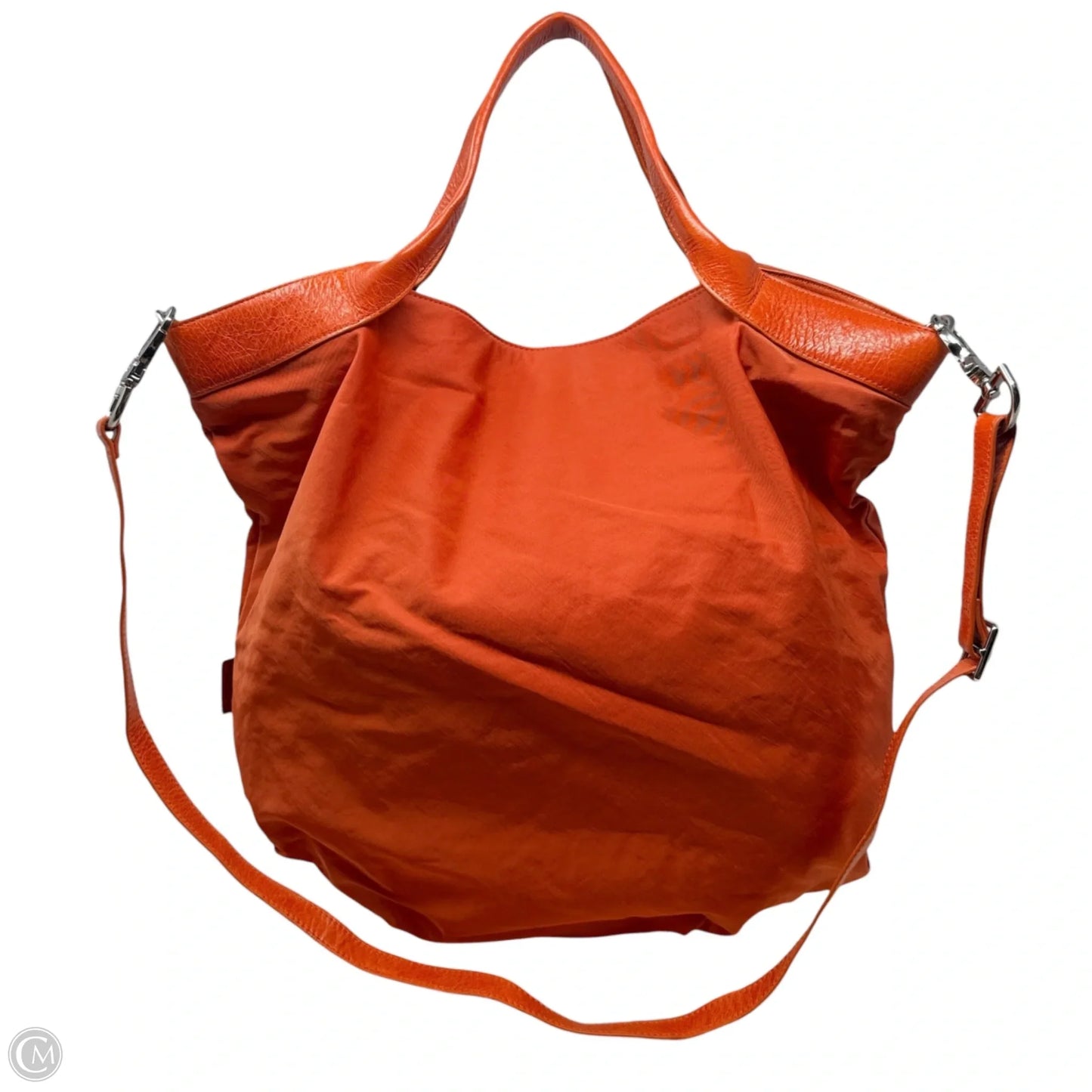 Discontinued Nylon & Leather Double Zip Tote By Hobo Intl, Size: Large