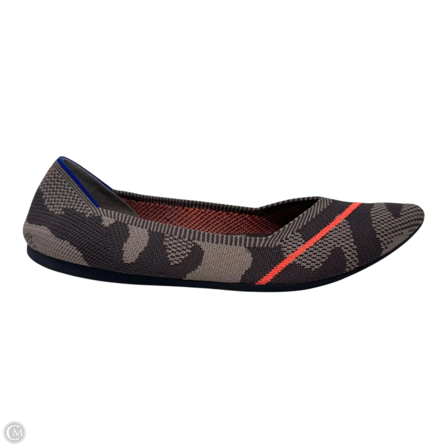 The Point Flats By Rothys In Taupe Camouflage Print, Size: 10