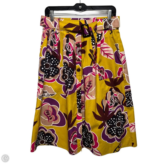 Skirt Midi By Maude Vivante In Floral Print, Size: M