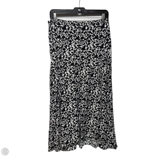 Skirt Maxi By Madewell In Black & White, Size: 4