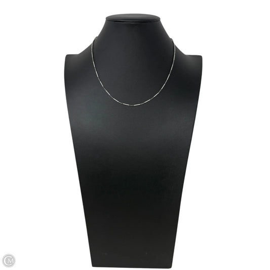 Sterling Silver Bar & Bead Chain Necklace By MD20V