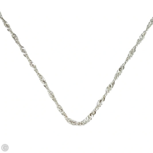 Made In India Sterling Silver Singapore Chain Necklace