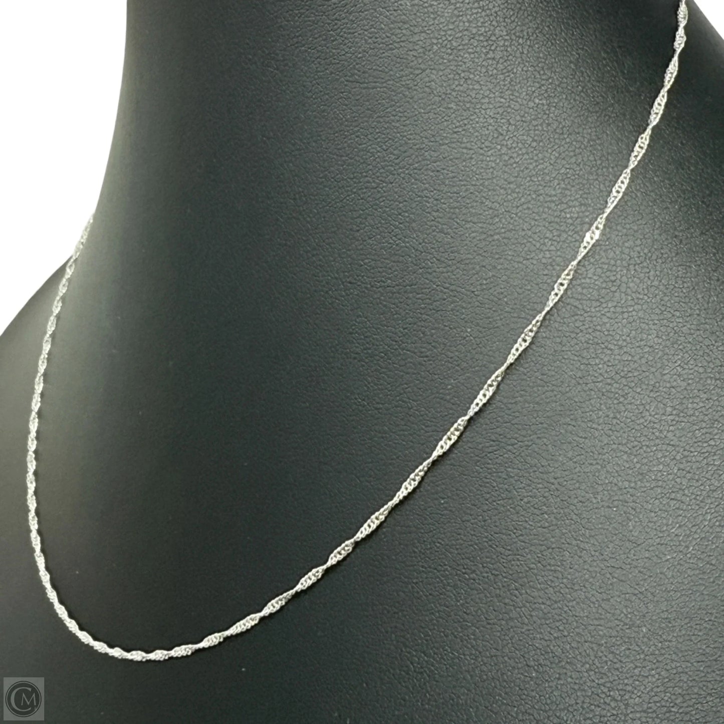 Made In India Sterling Silver Singapore Chain Necklace