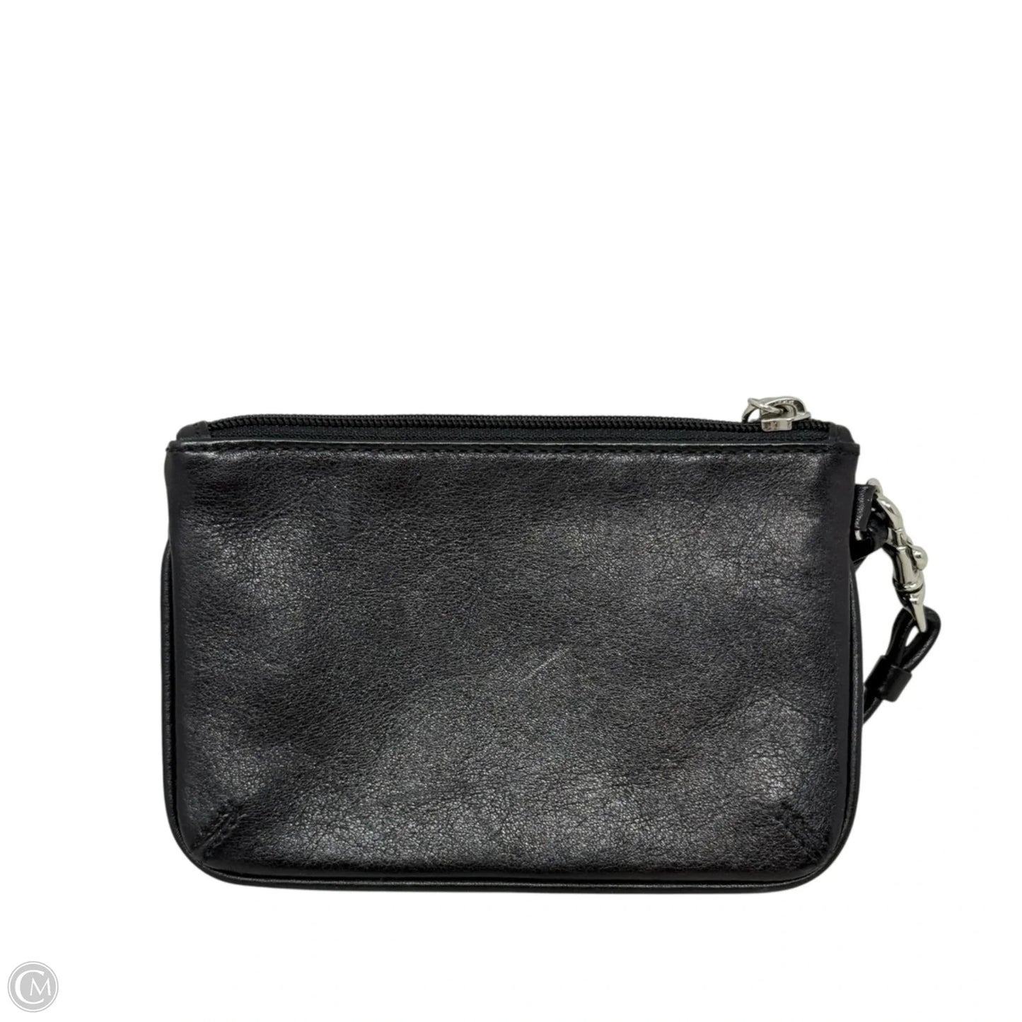 Vintage Leather Wristlet Designer By Coach, Size: Small