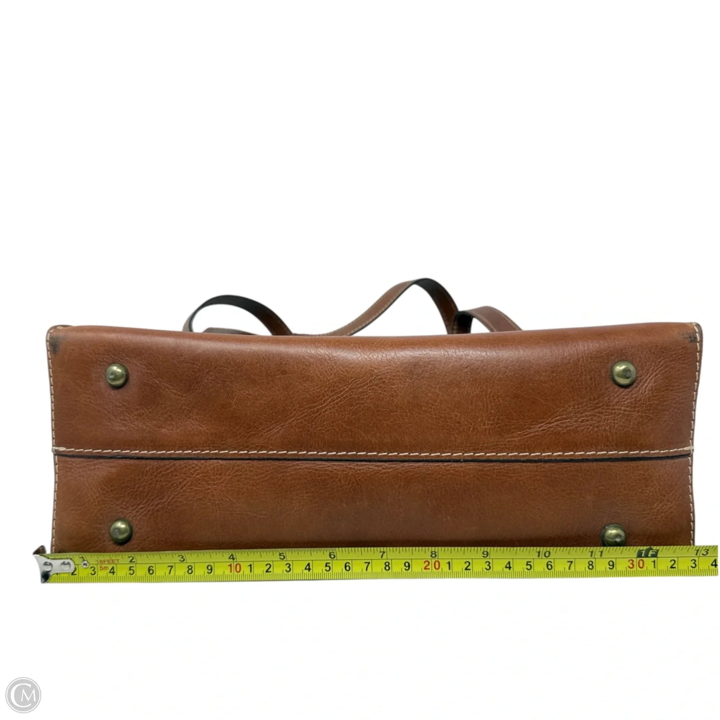 Toscano Tooled Leather Tote Designer By Patricia Nash, Size: Medium